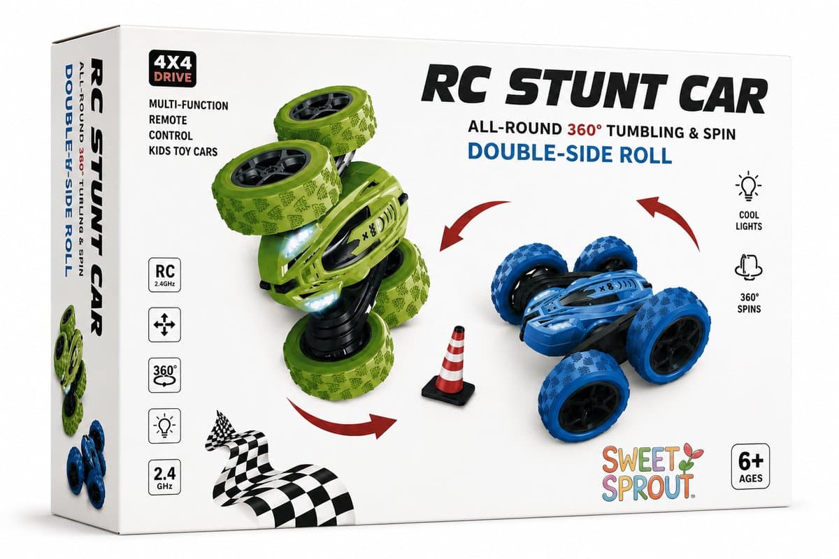 Sweet Sprout RC Voertuig - Stunt auto - groen