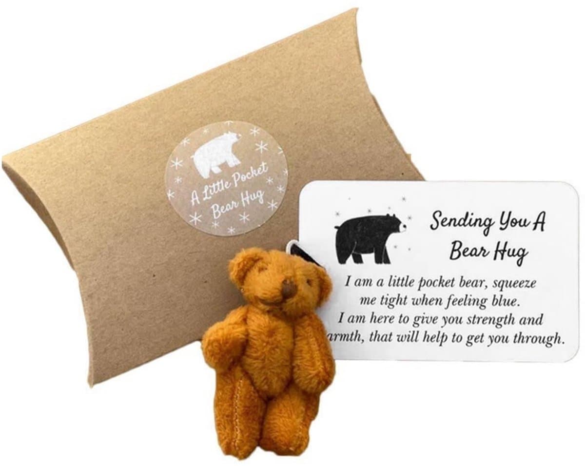 Dailygoods - Herinneringsteddybeer voor Emotionele Steun, Zakformaat