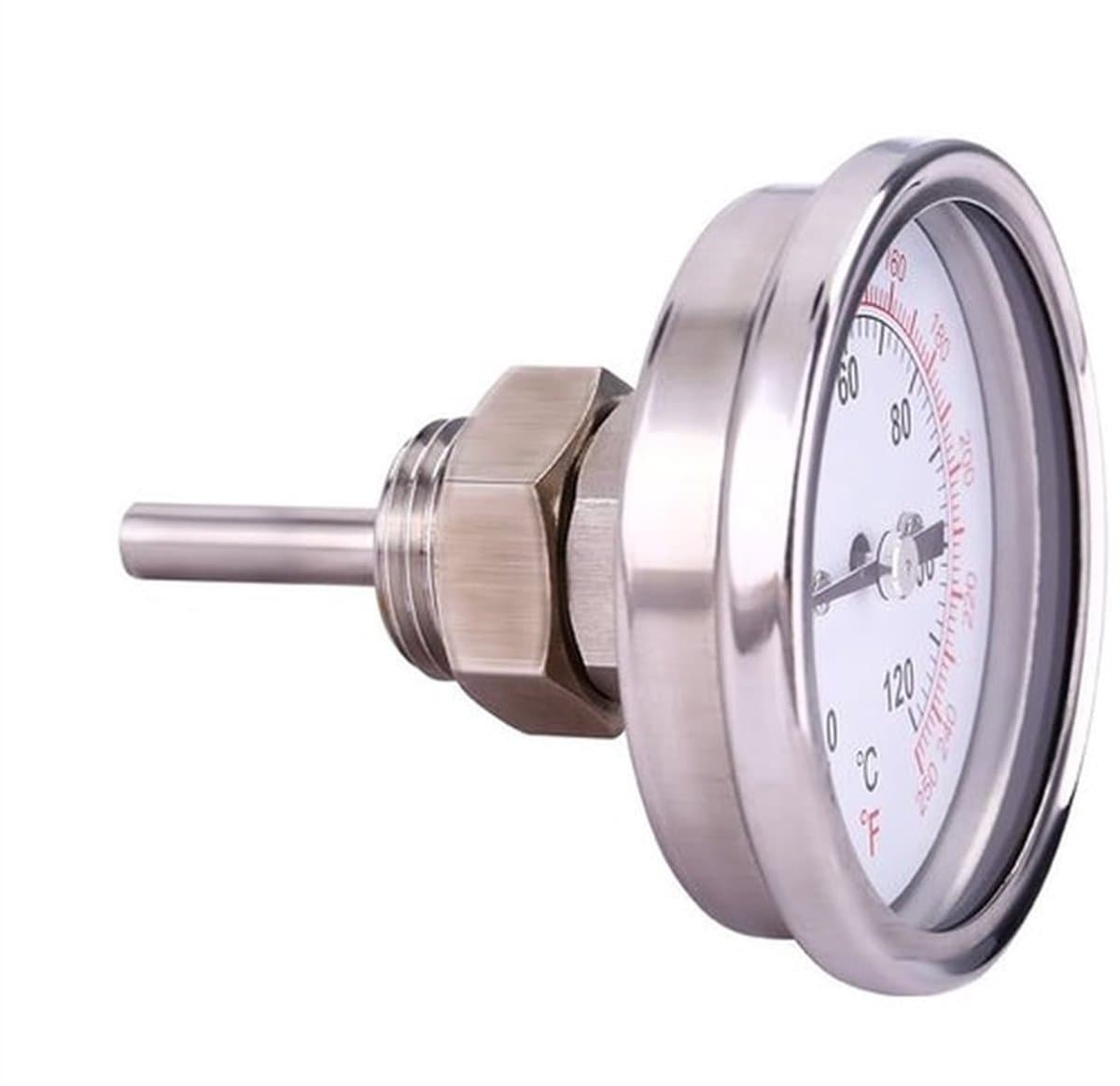 thermometer - Grill-Temperatuurmeter - Nauwkeurig - Zilver - Roker monitor - Geschikt voor grill - Temperatuurbereik 0-120°C
