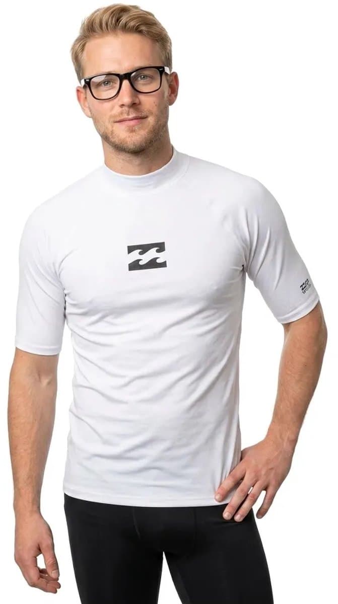 2025 Billabong Heren Waves All Day UV50 Korte Mouw Lycra Vest EBYWR001