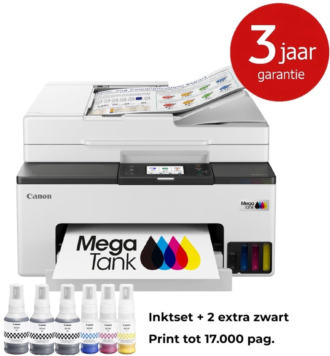 Canon MegaTank MAXIFY GX2051 - All-in-One Inkttankprinter