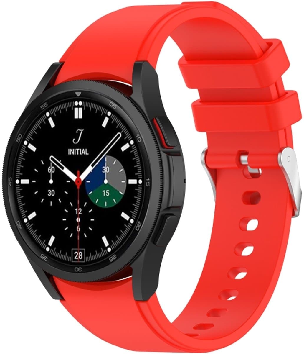 For Samsung Galaxy Watch5/Watch5 pro Silicone Watch Band(Red)