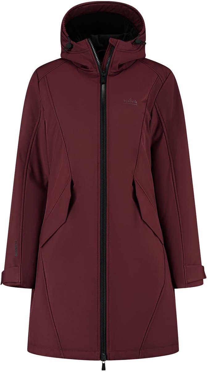 Kjelvik Sibelle Dames Outdoorjas - Donker Rood