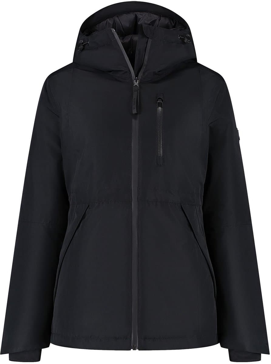 Kjelvik Nela Dames Outdoorjas - Zwart