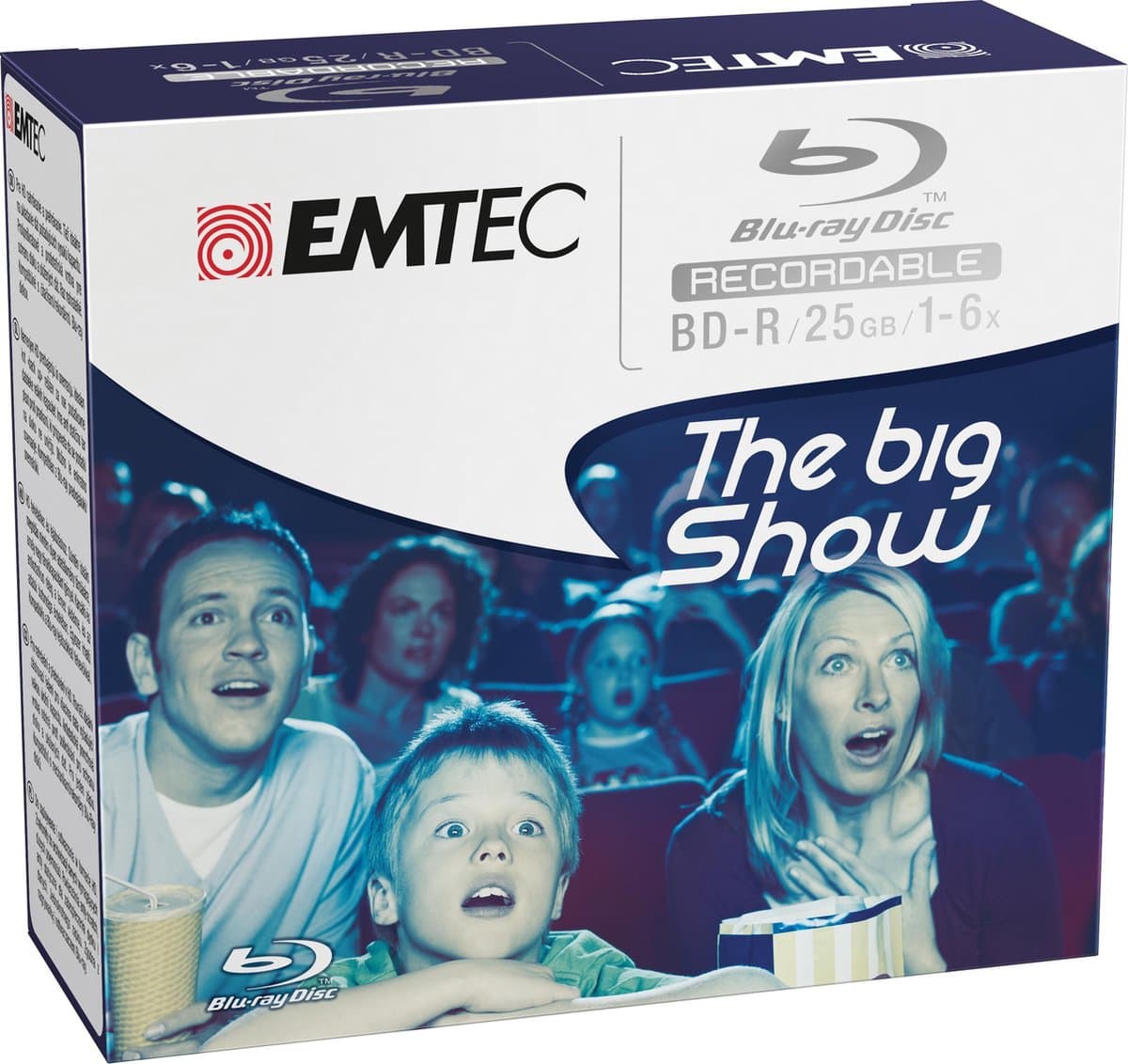 Emtec BD-R 25GB 1-6X Jewel Case 5 stuks
