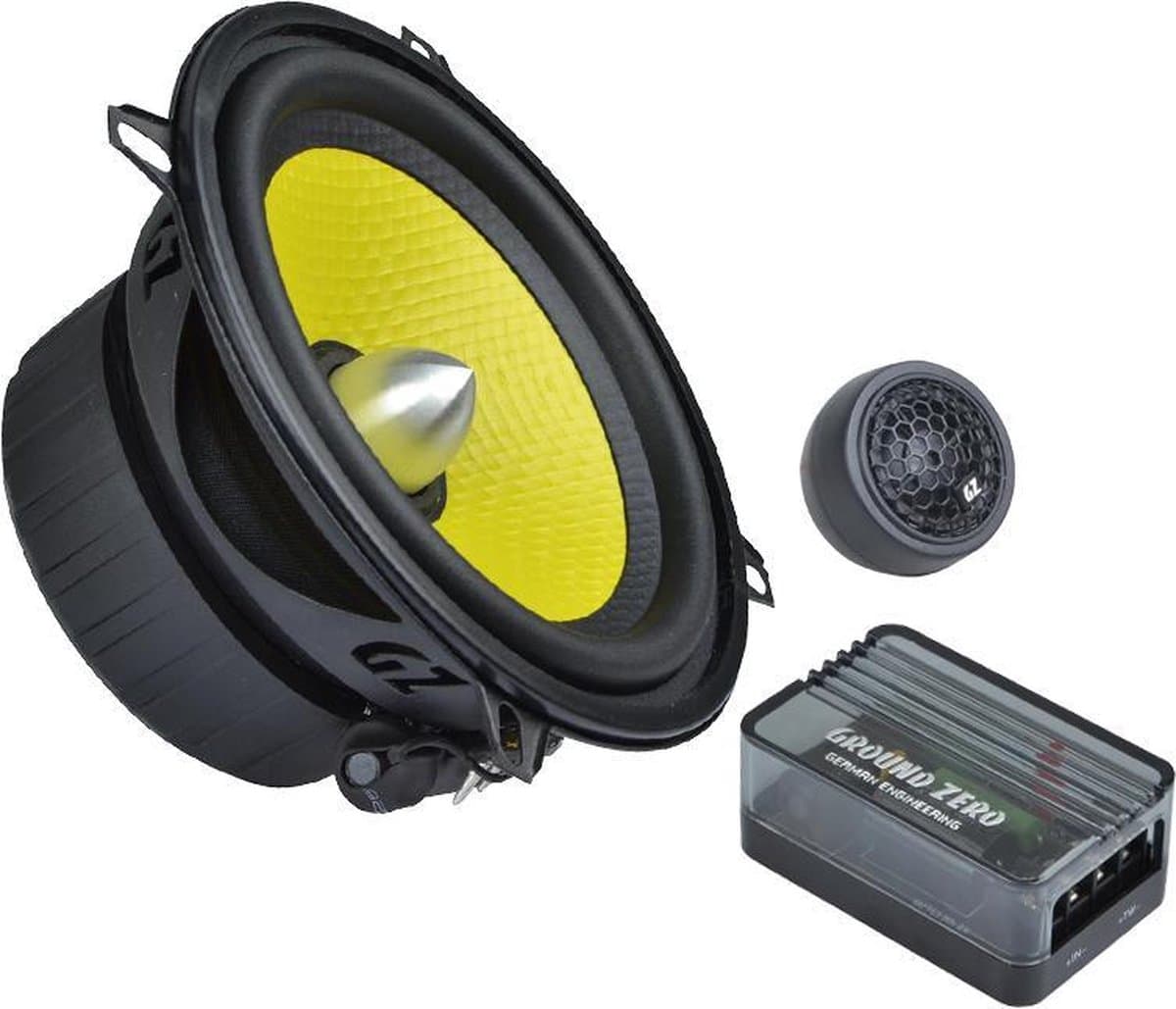 Ground Zero GZTC 130.2X - Autospeakers - 13 cm - 2-weg Compo Speaker Set - 100W