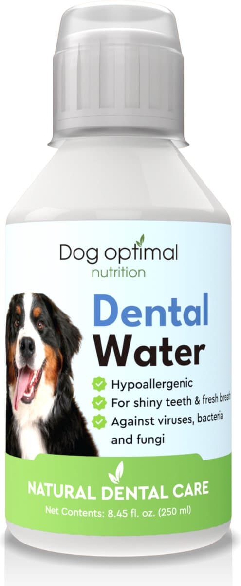Dog Optimal Dental water - Honden - Hondensupplementen - Mondwater - Hondensnacks - Hondensnack - 250ML - Gezond gebit