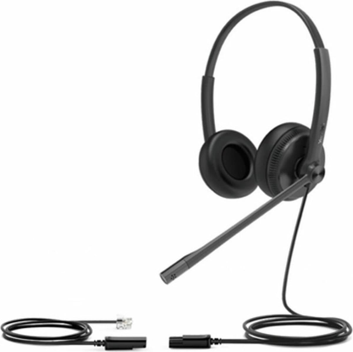 Headphones with Microphone Yealink YHS34 Lite Dual Black