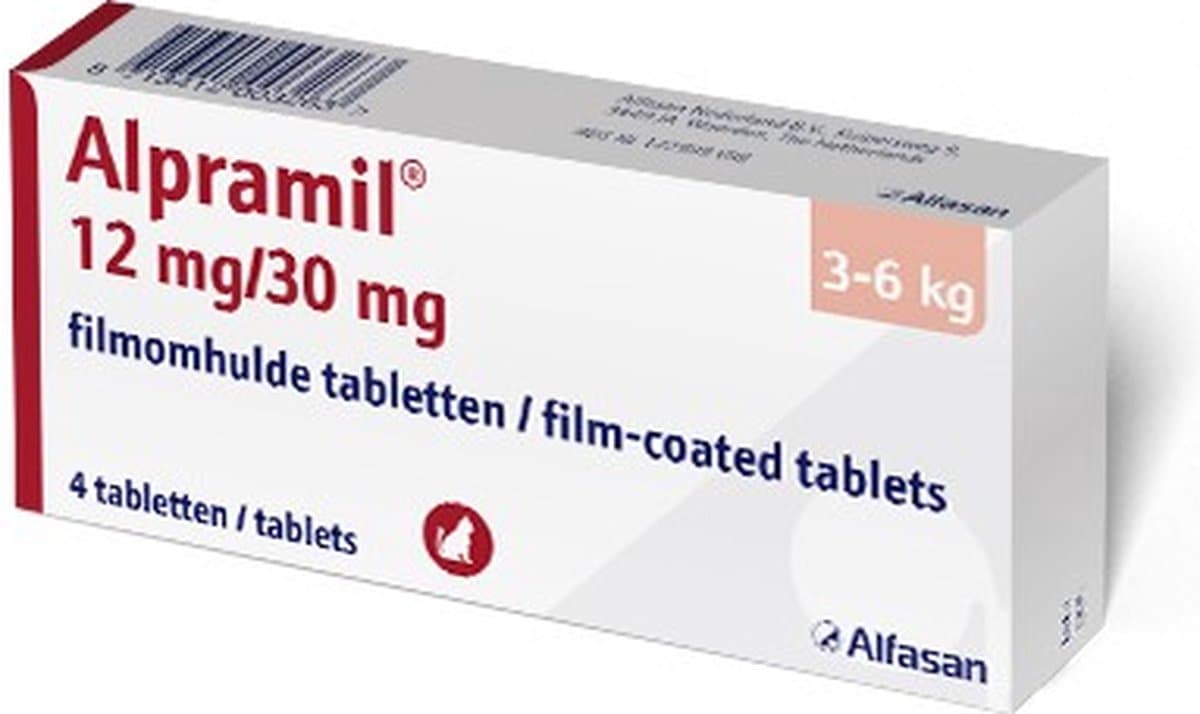 Alpramil Ontworming - Middelgrote/Grote Kat - 4 tabletten
