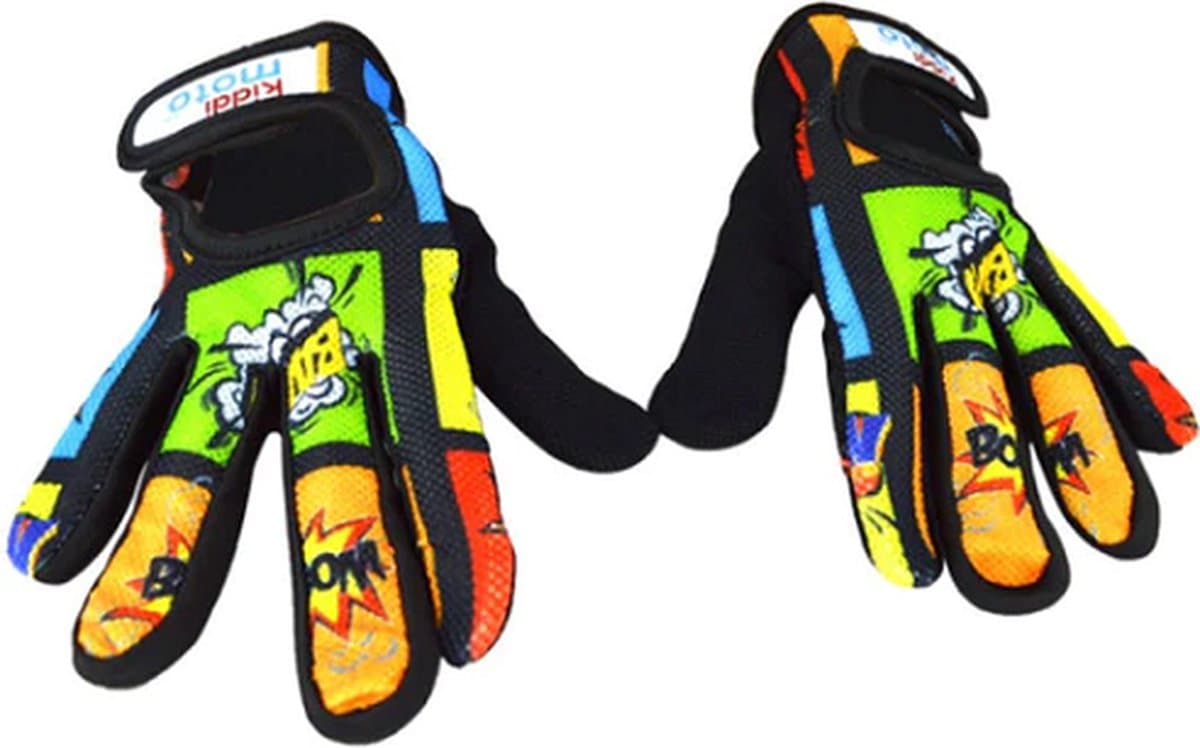 KIDDIMOTO handschoenen Comic, Medium (full fingered)