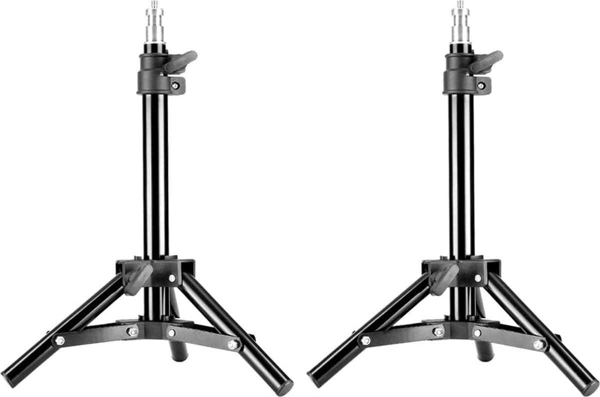Fotografie Fotostudio Aluminium Mini Tafel Achtergrondstatief - 50 cm - 2 Stuks - X01NSK198