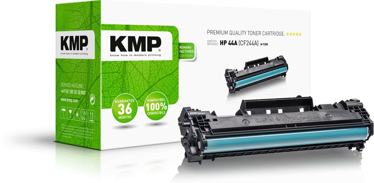 KMP Toner vervangt HP 44A, CF244A Zwart 1000 bladzijden Compatibel Toner