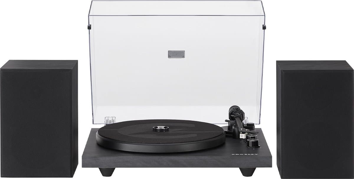 Crosley C62 - Platenspeler met speakers - Zwart