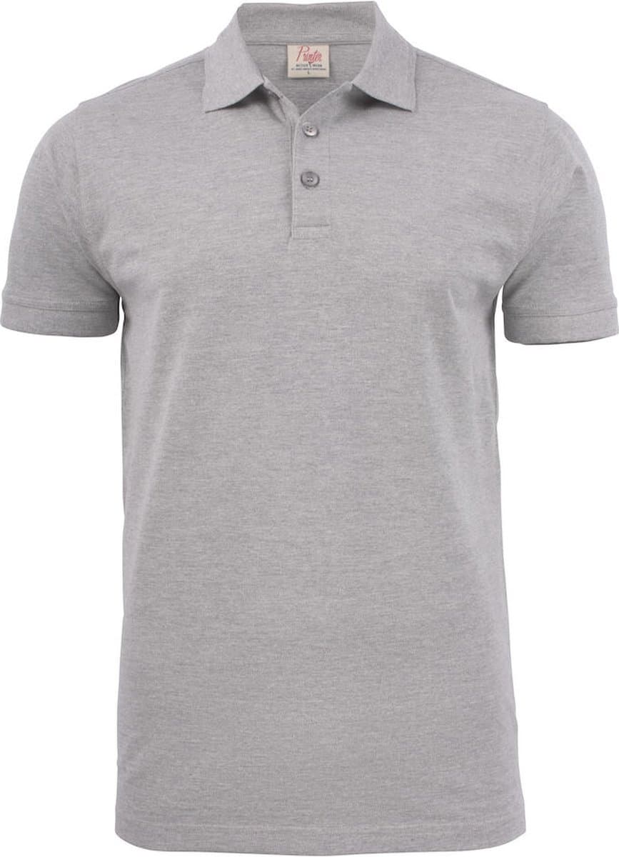 Printer POLO PIQUE SURF STRETCH 2265020 - Grijs Mêlee - L