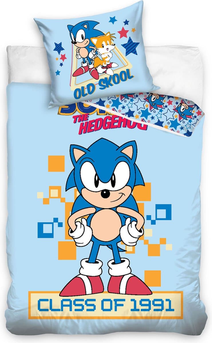 Sonic Dekbedovertrek 140x200 GroteKussensloop 70x90cm Katoen Duurzaam