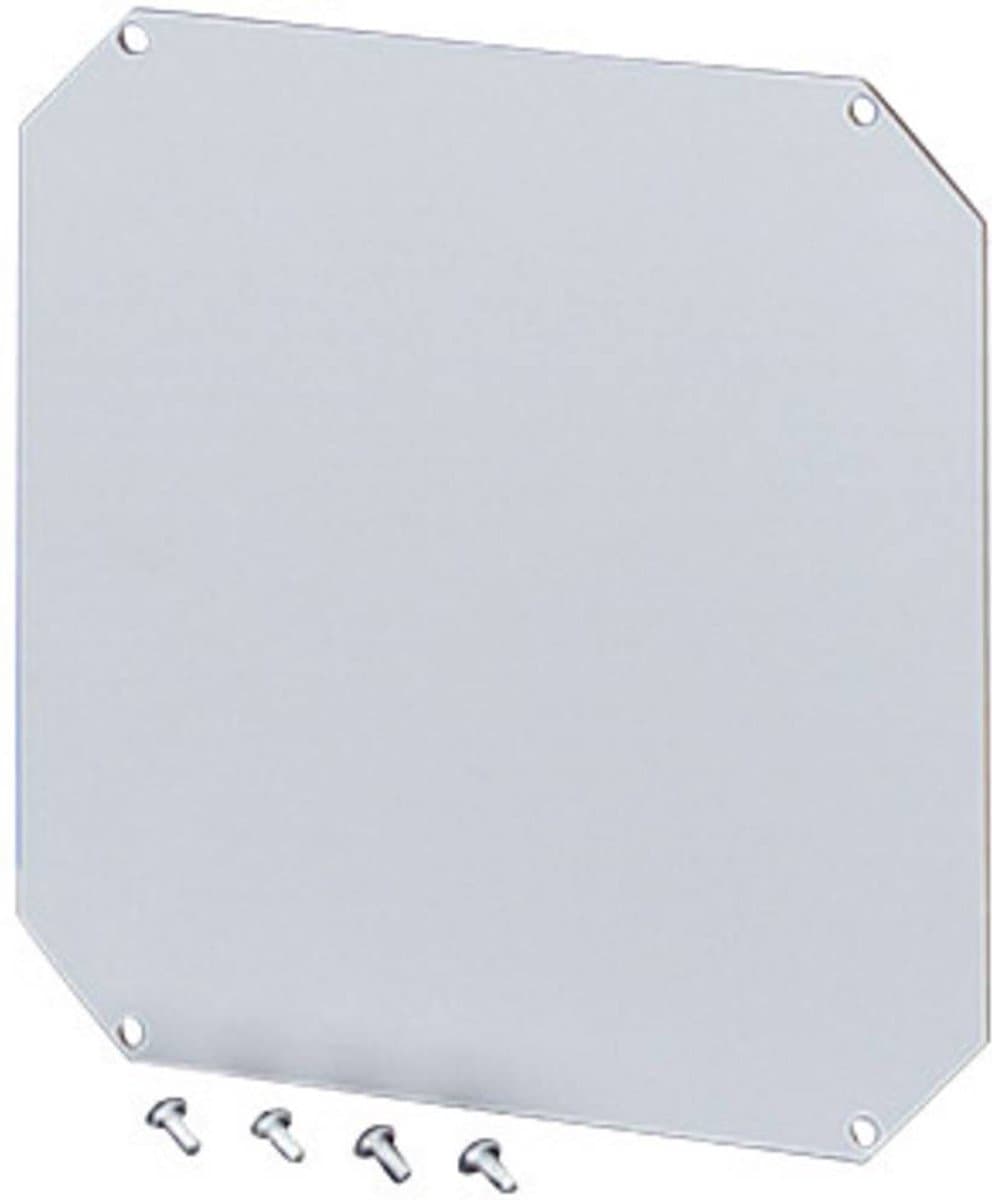 Hensel Mi montageplaat Pertinax BM2-8 afmeting 265x265x4mm - MI MP 2 - E3N6M