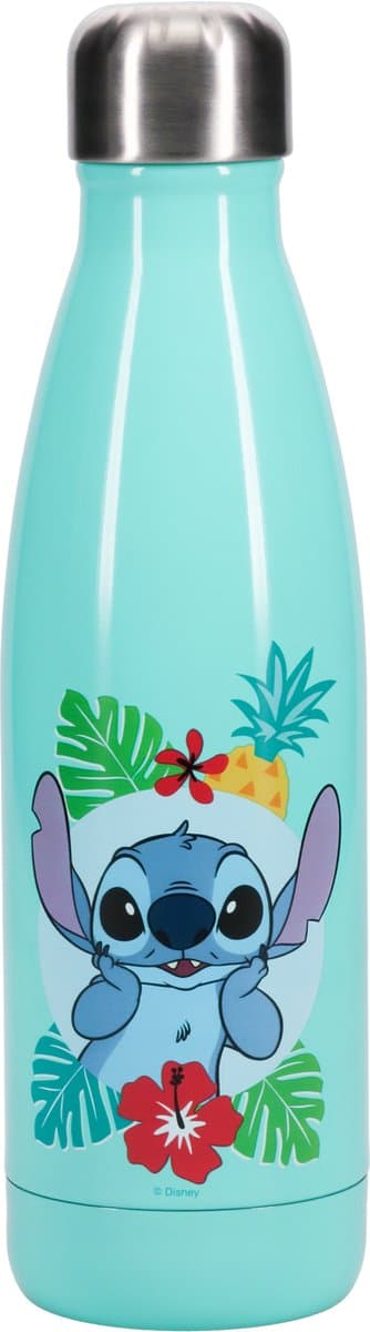 Paladone Lilo&Stitch Metalen Fles - 500 mL, Blauw