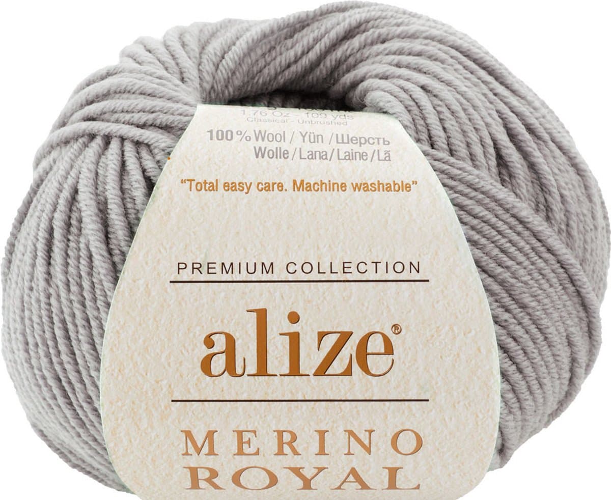 Alize Merino Royal Light Lilac 762 Pakket 5 x 50 Gram