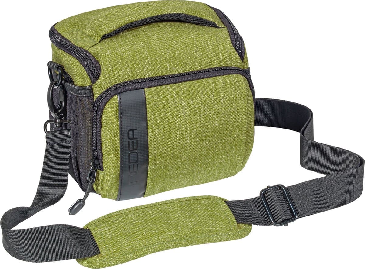 PEDEA Cameratas FASHION - Fototas - regenhoes - accessoirevakken - Groen