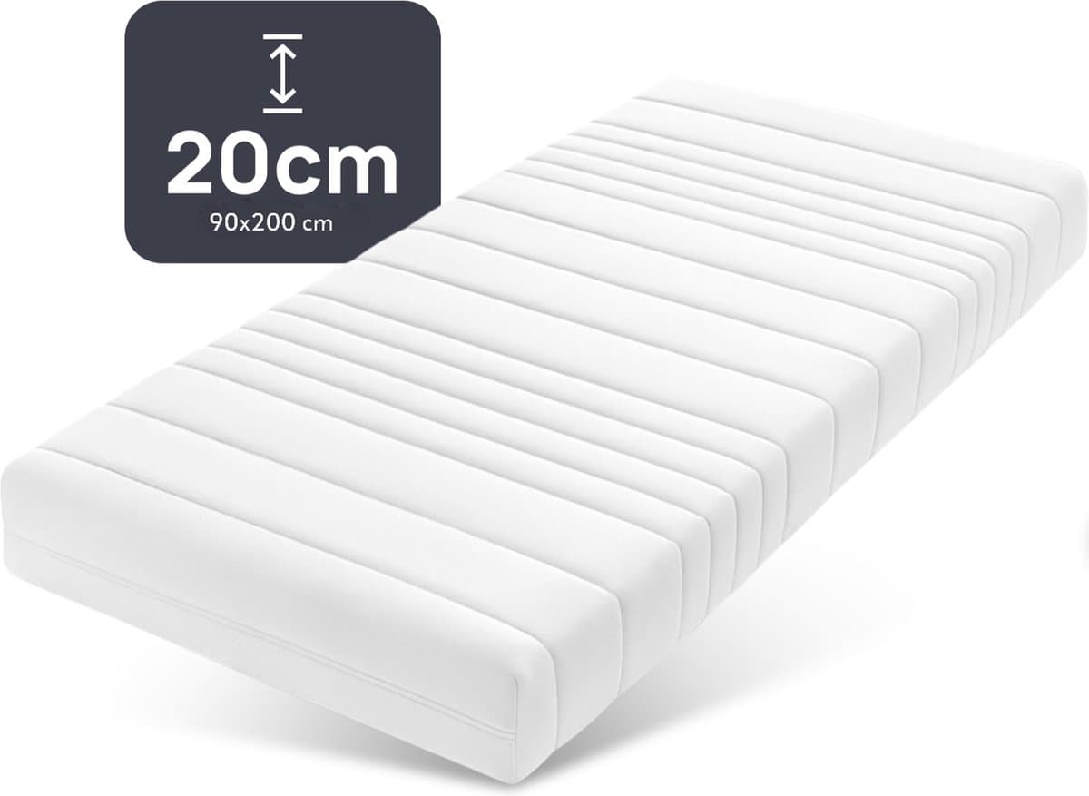 Novio Matras - HR Koudschuim - 90x200 - 20CM dik