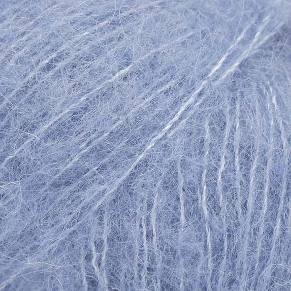 DROPS Brushed Alpaca Silk Uni Colour - 28 oceaanblauw - Wol Garen