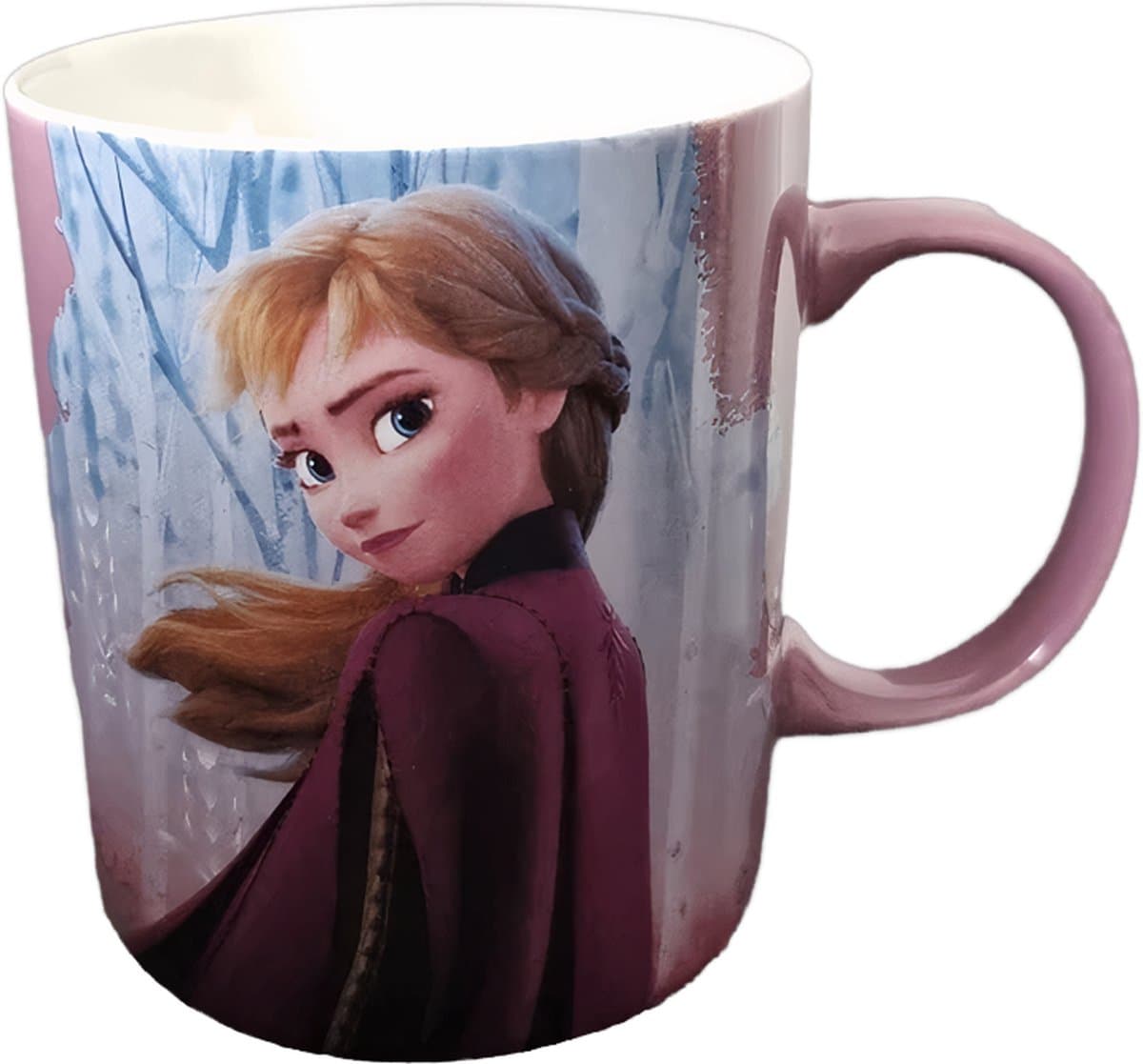Disney Frozen 2 Mok - Anna - 350 ml - Inclusief Luxe Cadeaubox - Keramische Beker voor Kinderen en Fans - Perfect als Cadeau