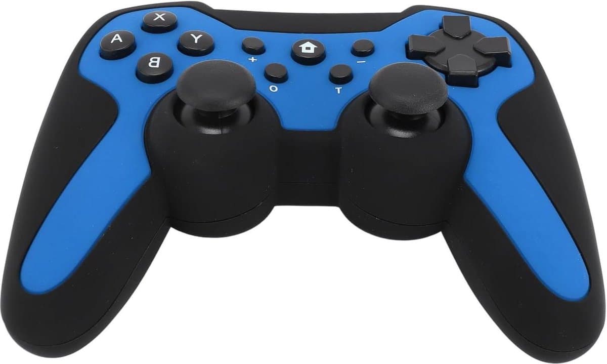 Draadloze Gamingcontroller voor Pc Windows 7/8/10/11 - Gamecontroller PS3 Schakelaar Dubbele Vibrerende Joystick-gamepad - Blauw .