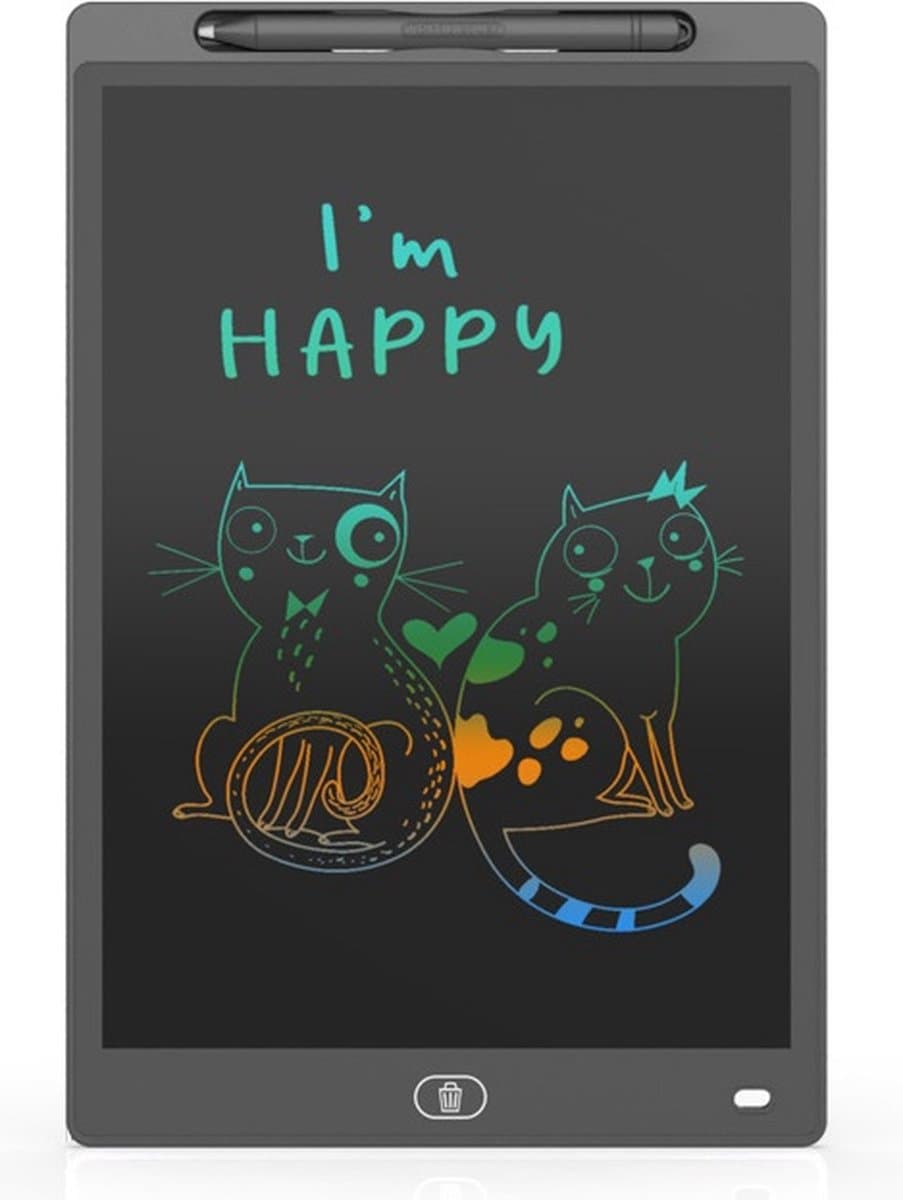 Tekentablet Kinderen – Schrijfbord – Kindertablet – LCD – 12 Inch – Zwart