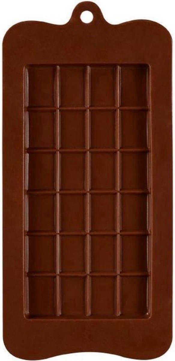 *** Siliconen chocoladevorm - Mal voor chocoladereep - Chocolademal - Zelf chocoladerepen maken - Chocola - Bakvorm - Zelf chocolade maken - van Heble® ***