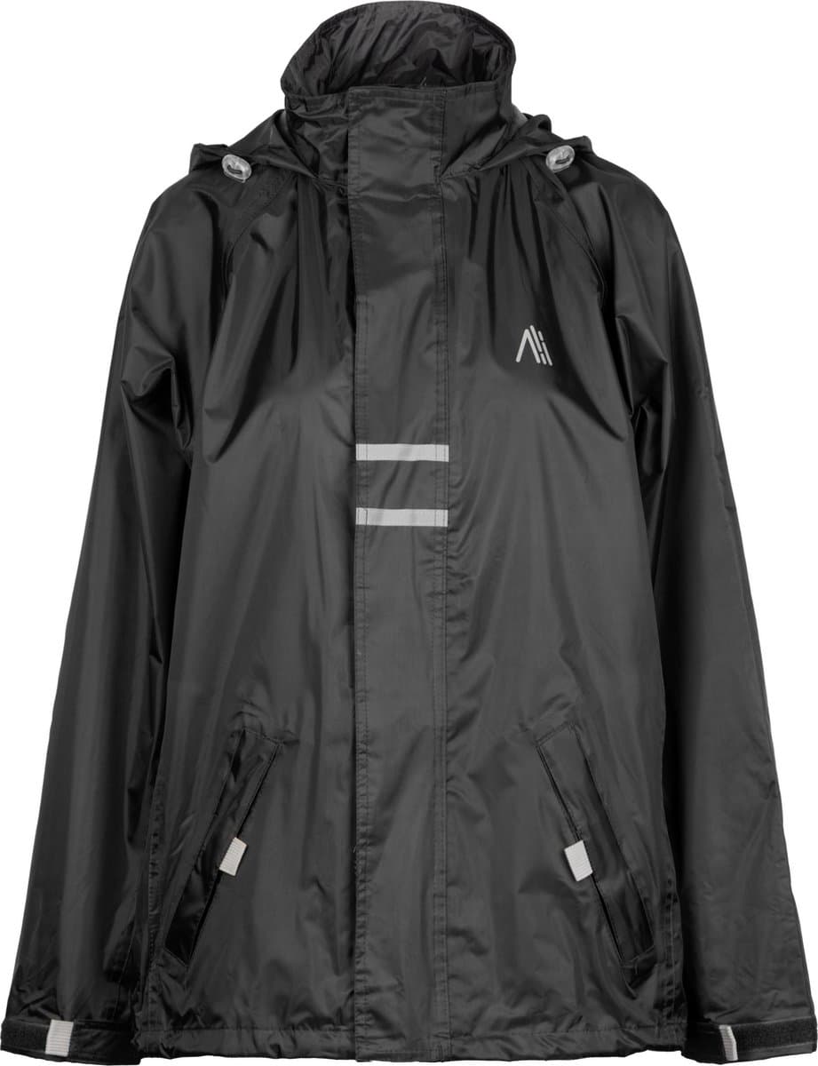 Ralka Regenjack Waterdicht & Reflectie - Junior - Zwart - 164
