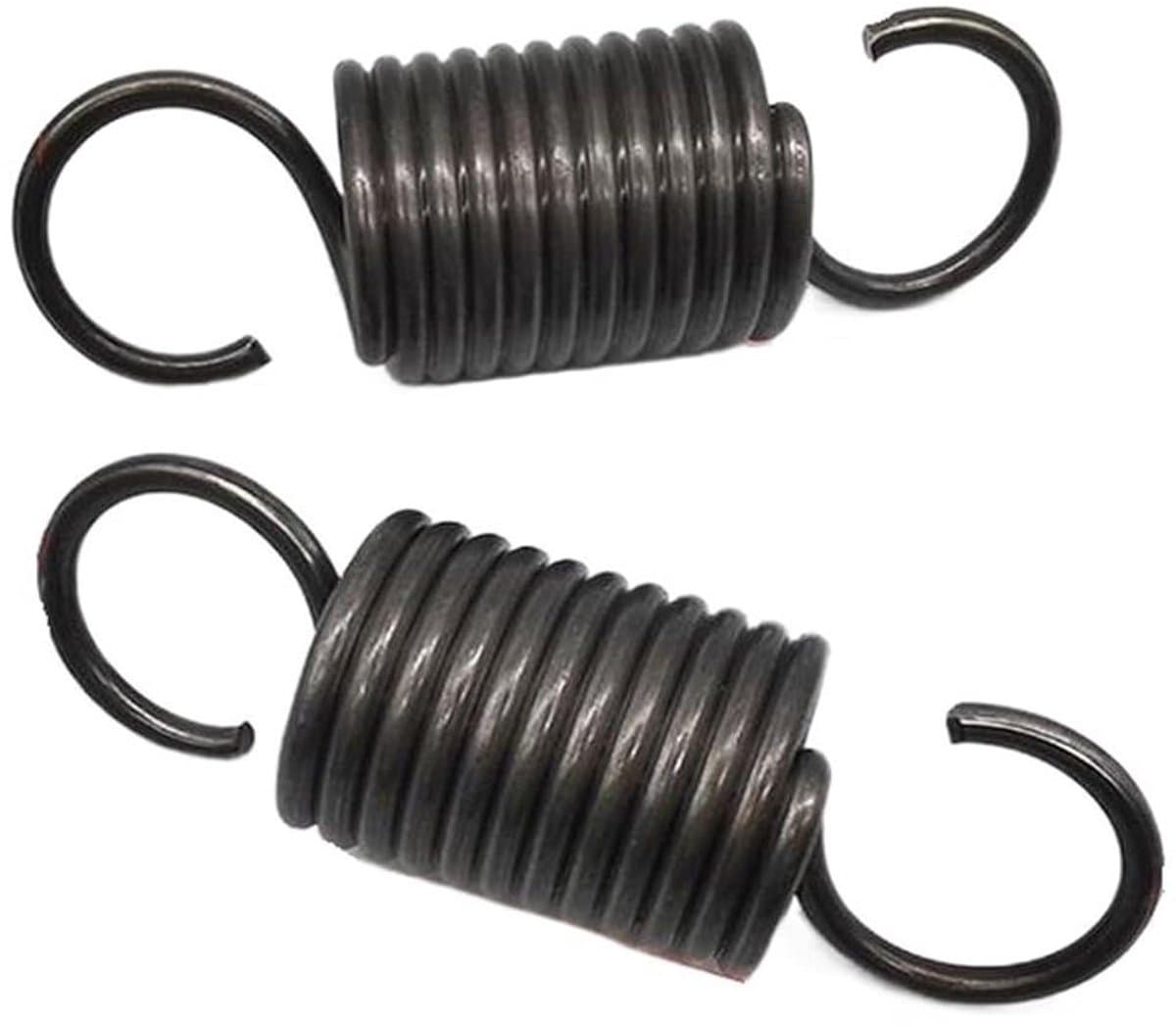Trekveren met haak - Spanning spiralen - Mechanische toepassingen - Roestvrij staal - 220 mm 1 stuk - Zilverkleurig