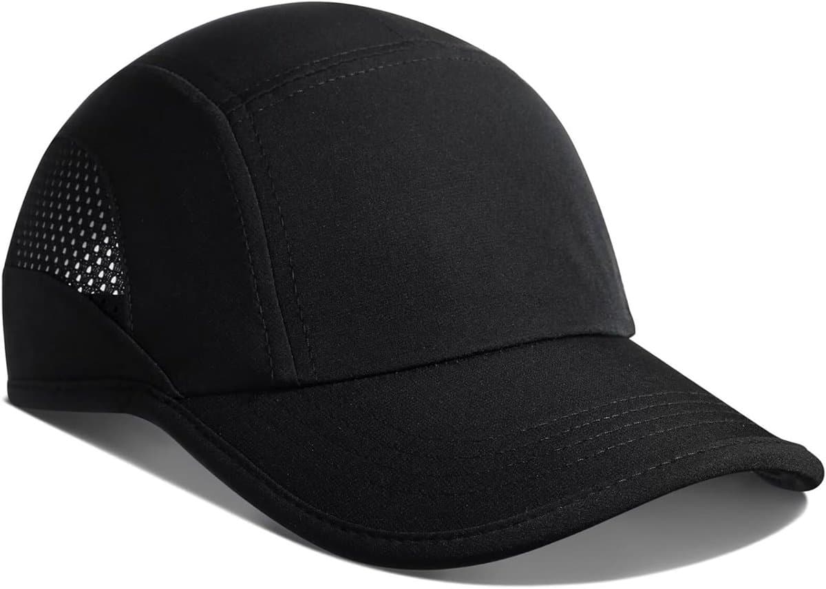 Zonnebeschermende baseballcap met geborduurd embleem of eenvoudig ontwerp en ademend meshmateriaal