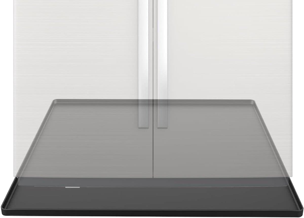 Koelkast Vloermat - Lekbak Onderlegger - Voorkomen Watershade - Antislip Condenswerend - 60x60x1.5cm - Grijs