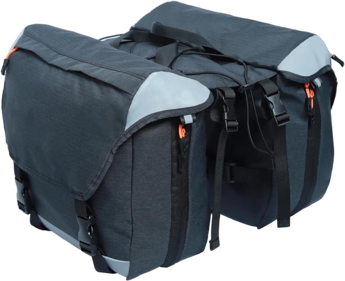 VLSelect® Fietstassen dubbel waterdicht - Fietstas - Waterdicht - 25-35L