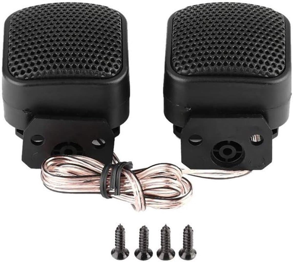 Auto Luidspreker - 2 stuks - Kleine Vierkante Luidsprekers - 500 W - Muziek Tweeter - Hoge Geluidshelderheid - Geschikt voor Auto