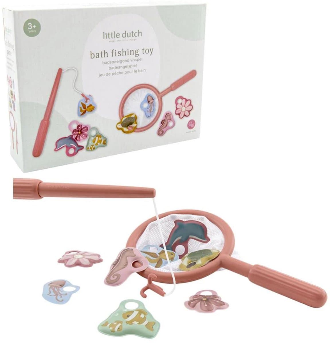 Little Dutch Visspel - Roze, 55 x 23 x 17 cm
