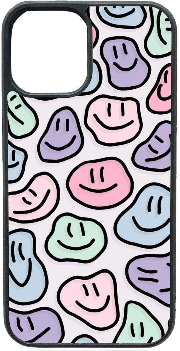 Telefoonhoesje - SMILEY PASTEL - Iphone 17 Pro