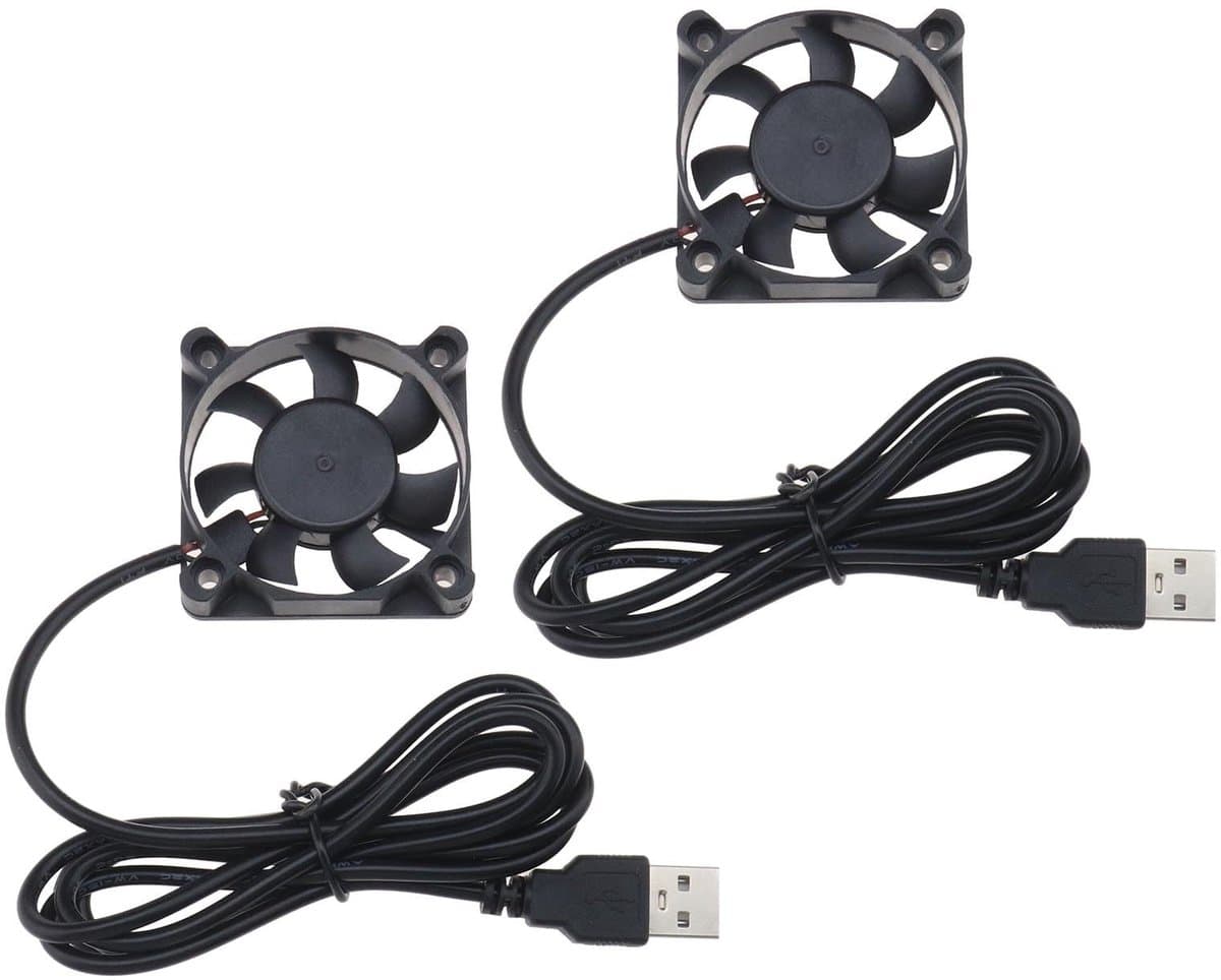 Dailygoody - USB-ventilator - Koelventilator voor computer - Compact formaat - Stil en efficiënt - Geschikt voor console, router - 50 mm model