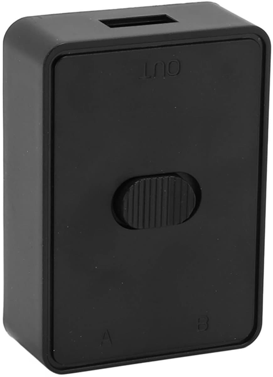 Dailygoody - USB 2.0-schakelaar - Bi-directioneel - Eenvoudige installatie - Geschikt voor printer en scanner - Deel 1 apparaat tussen 2 computers -