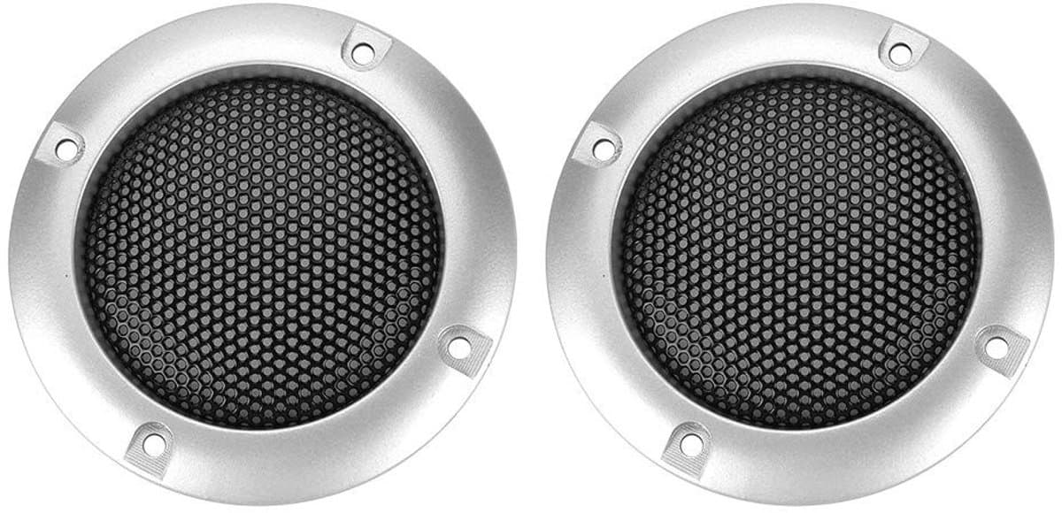 Dailygoody - Speaker Grids - Beschermende Grille - Elegant en Compact - Zilver - Decoratie voor Audio - Geschikt voor Verschillende Speakers
