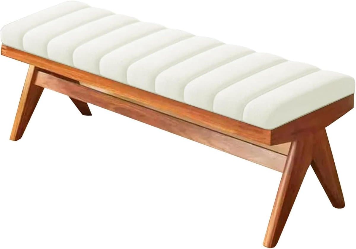 Bank Kussen - Zitkussen Buiten - Buiten Ontspannen - Anti Kat Kras - 120x60cm - Beige