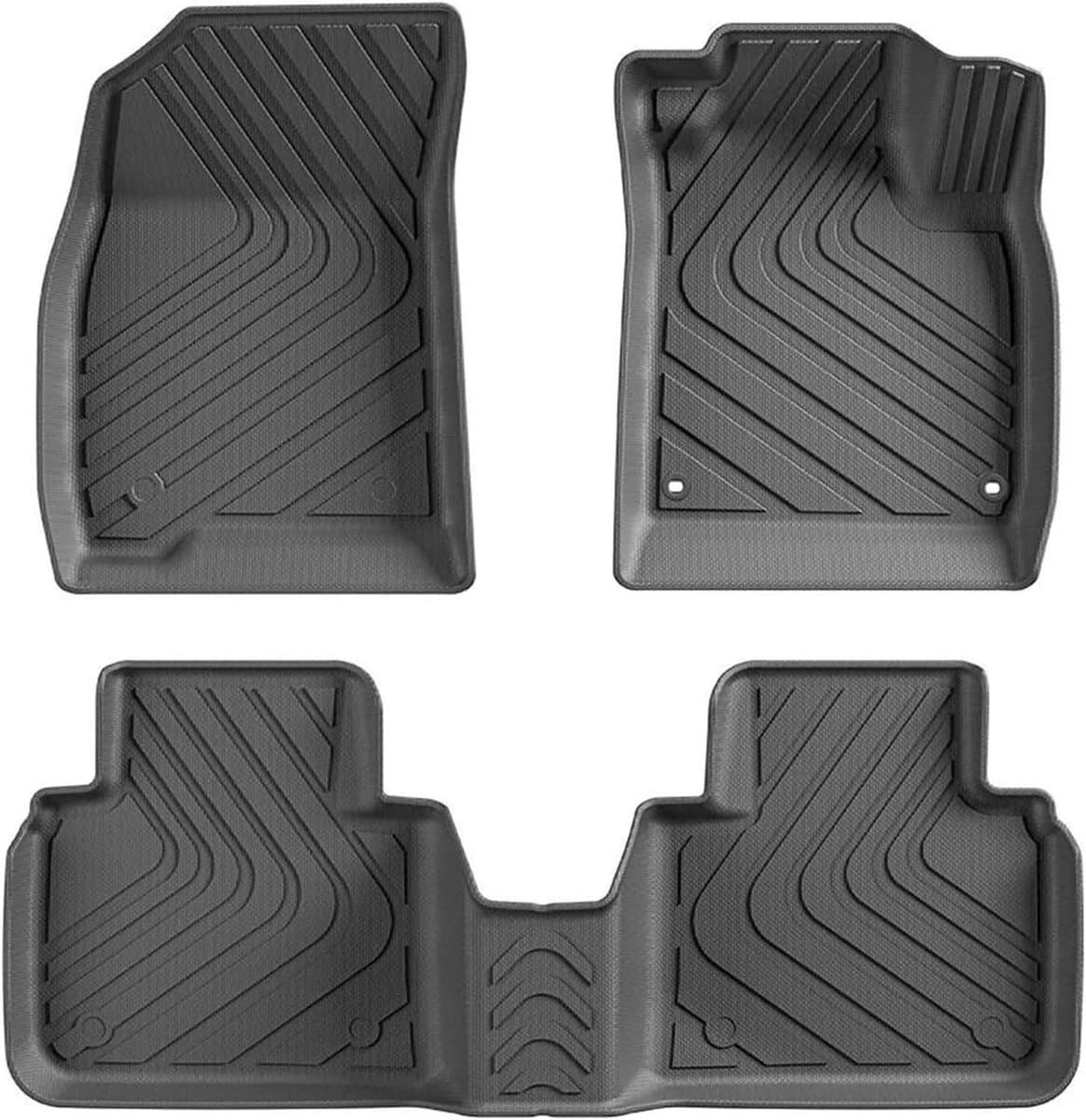 Auto Vloermatten - Voertuig Tapijten - Vloer Bescherming - Volledige Dekking - 3D Pasvorm - Zwart