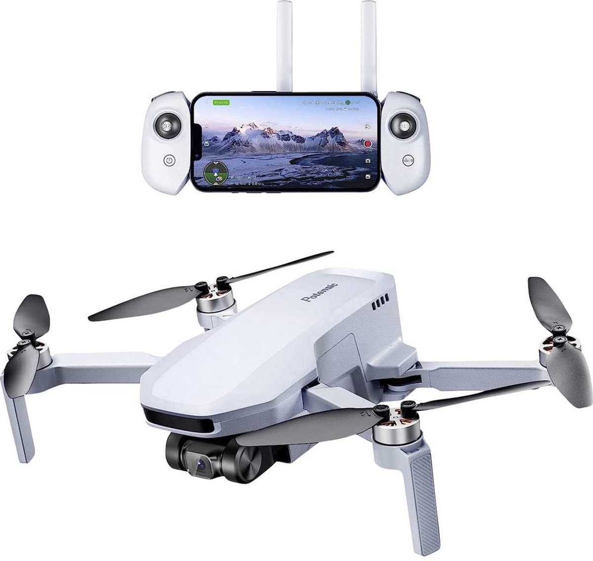 Potensic ATOM SE Drone (quadrocopter) RTF Beginner, Luchtfotografie Grijs