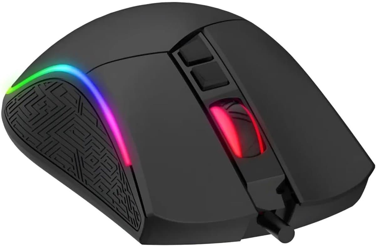 Havit Bedrade Gaming Muis - Bedrade muis - Computermuis - Voor PC - RGB - Ergonomisch - 7200DPI