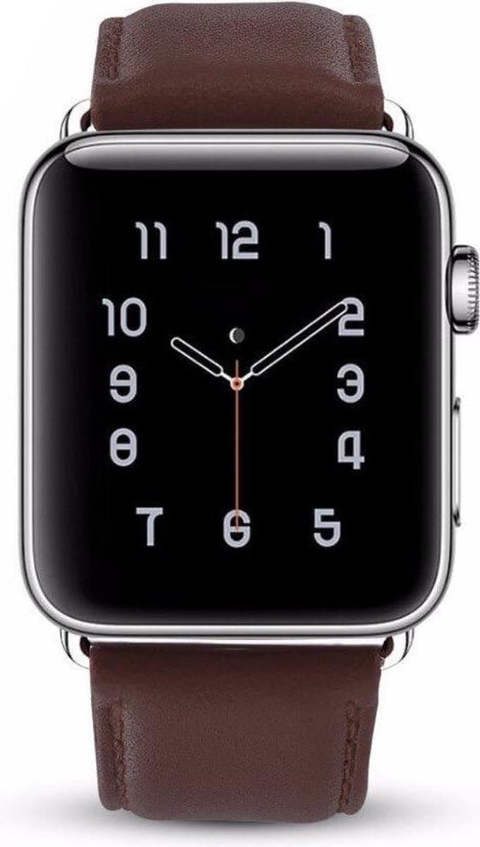 Leren Bandje - Bruin - Geschikt voor Apple Watch - 38/40mm