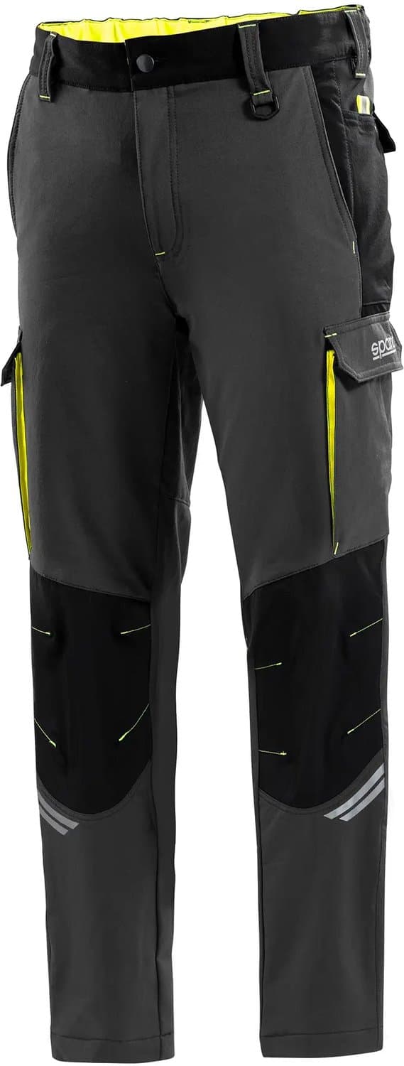 Sparco Werkbroek Tech Oregon - Zwart — Groen — M