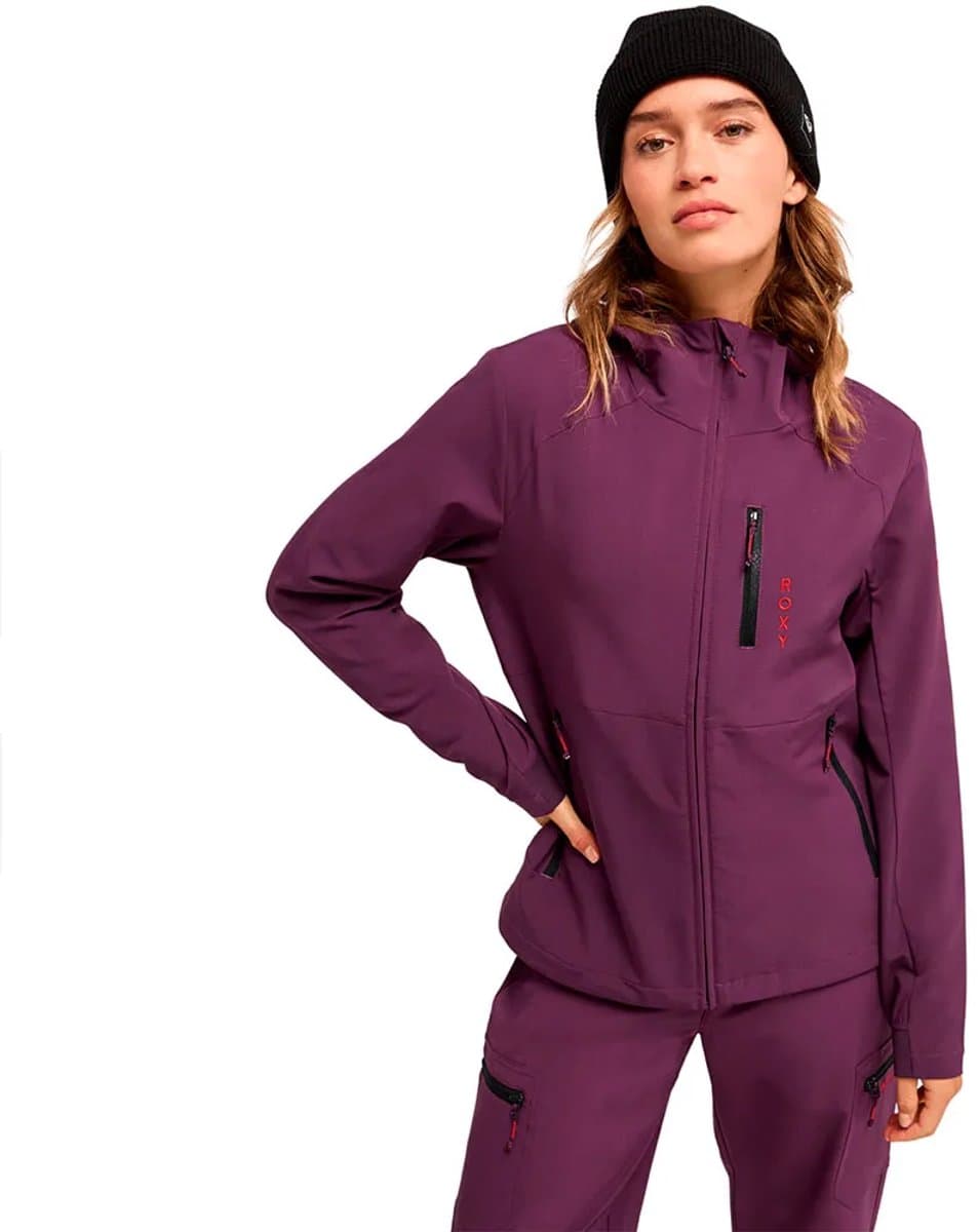 Roxy Vertex Jas Paars L Vrouw
