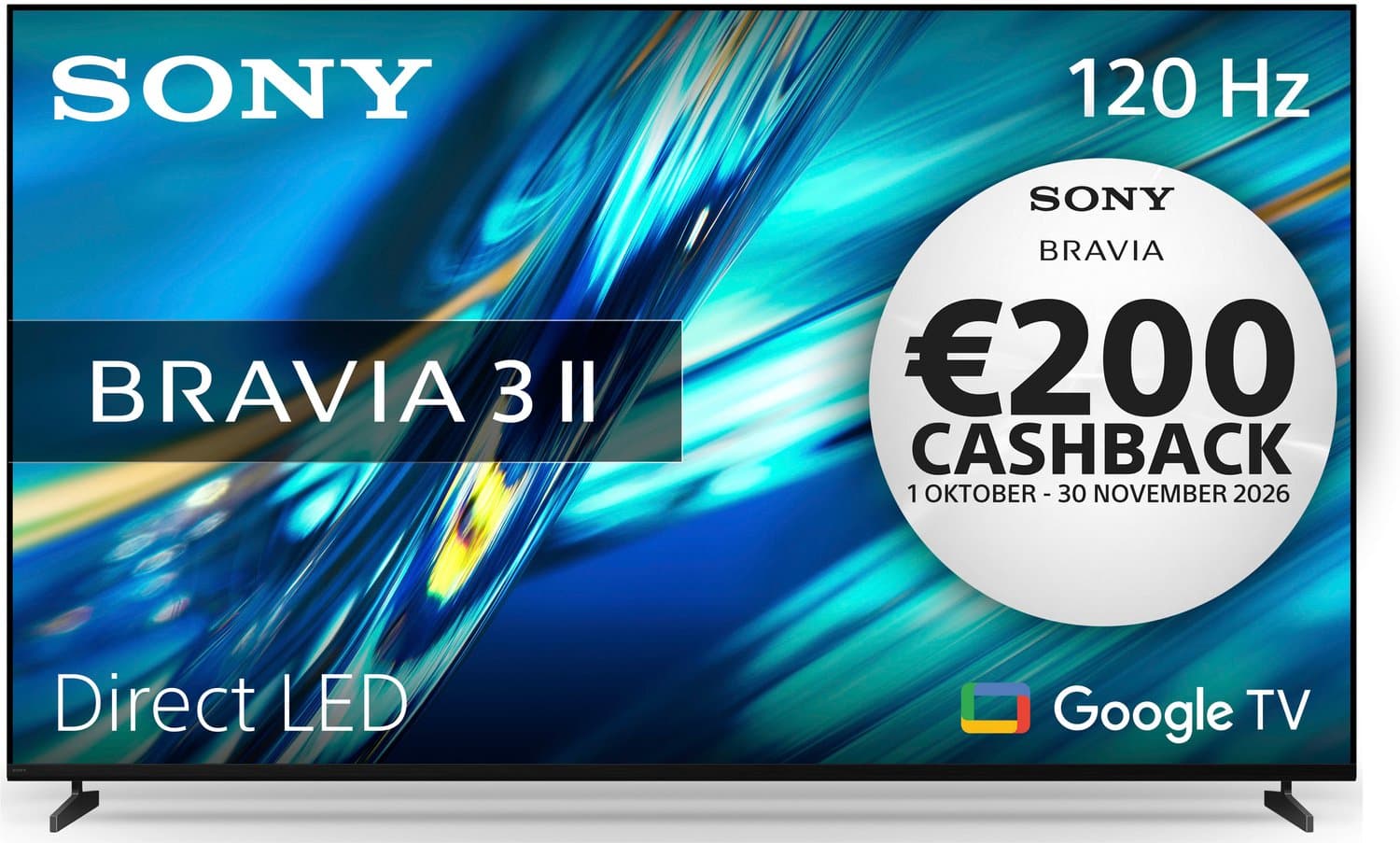 Sony BRAVIA 3 II - 100 inch - 4K LED - 2026