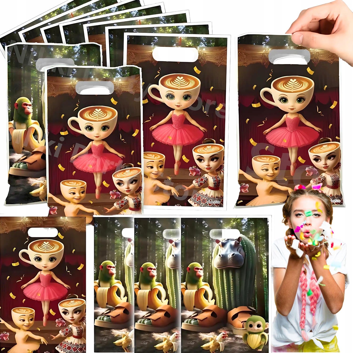 Brainrot Cadeautasjes - 20 Stuks - Feestdecoratie & Bedankjes