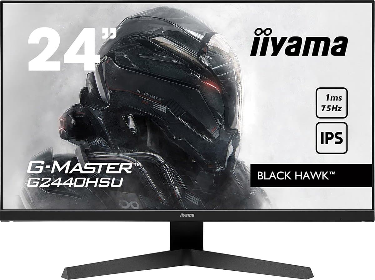 23,8-inch IPS Monitor met 1920x1080 Resolutie, 75Hz, FreeSync en 1ms Reactietijd